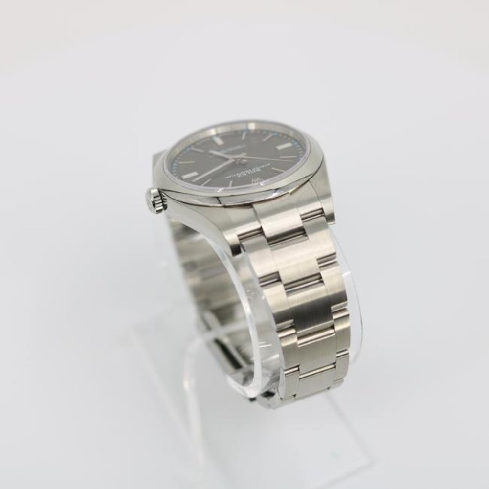 Rolex Silver Oyster Perpetual - Picture 10 of 11